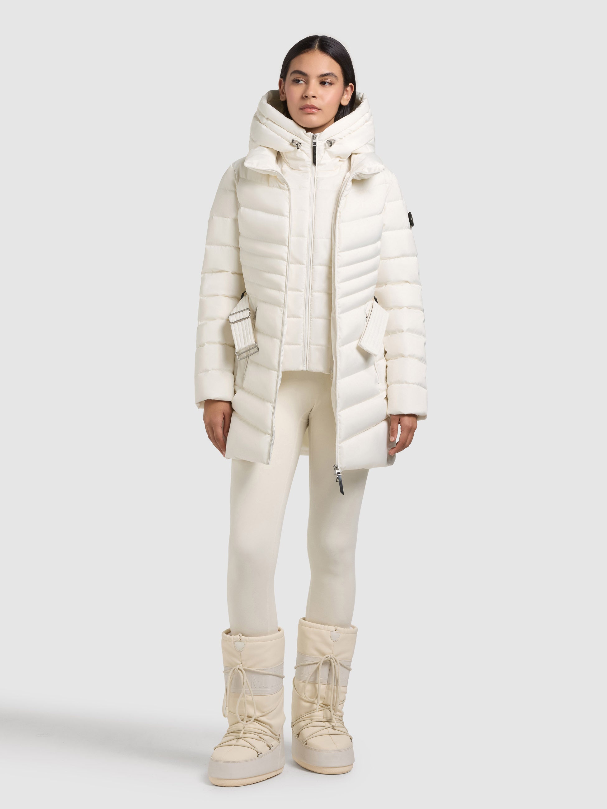 khujo-jacke-kina-luna-white-damen-gesteppte-steppjacke-mit-einsatz-wei image 2