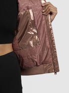 khujo-aneo-damen-bomberjacke-pink-metallic-loose-fit image 8