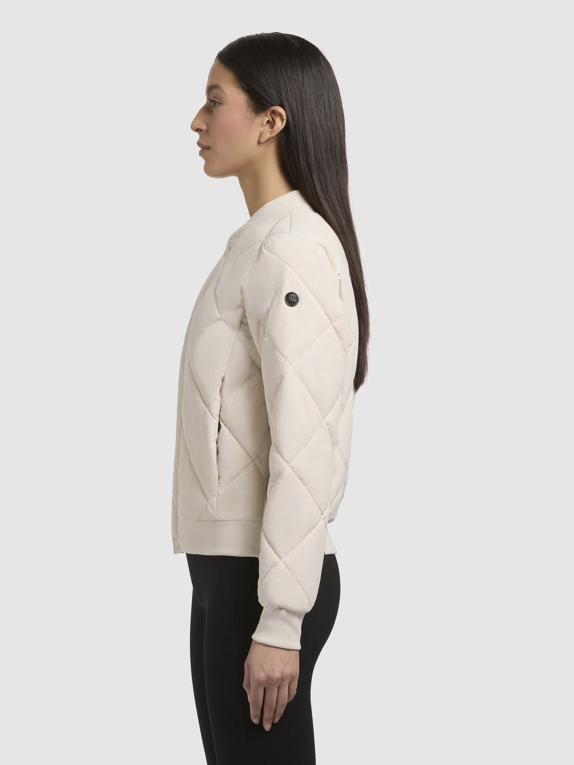khujo-jacke-ange-hellbeige-kurze-bomber-steppjacke-f-r-damen image 5