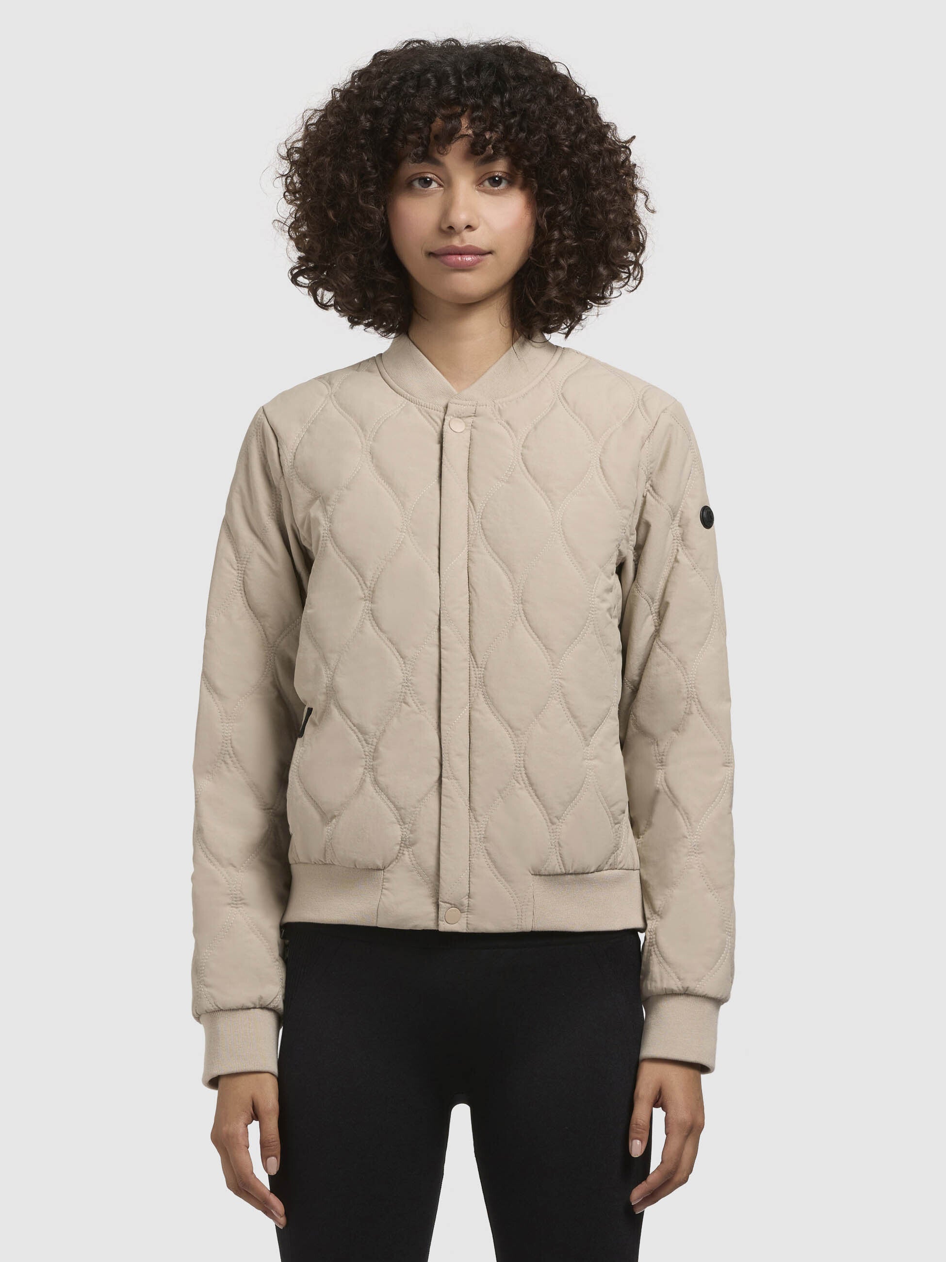khujo-jacke-feen-beige-steppjacke-bomber-damen-h-ftlang image 4