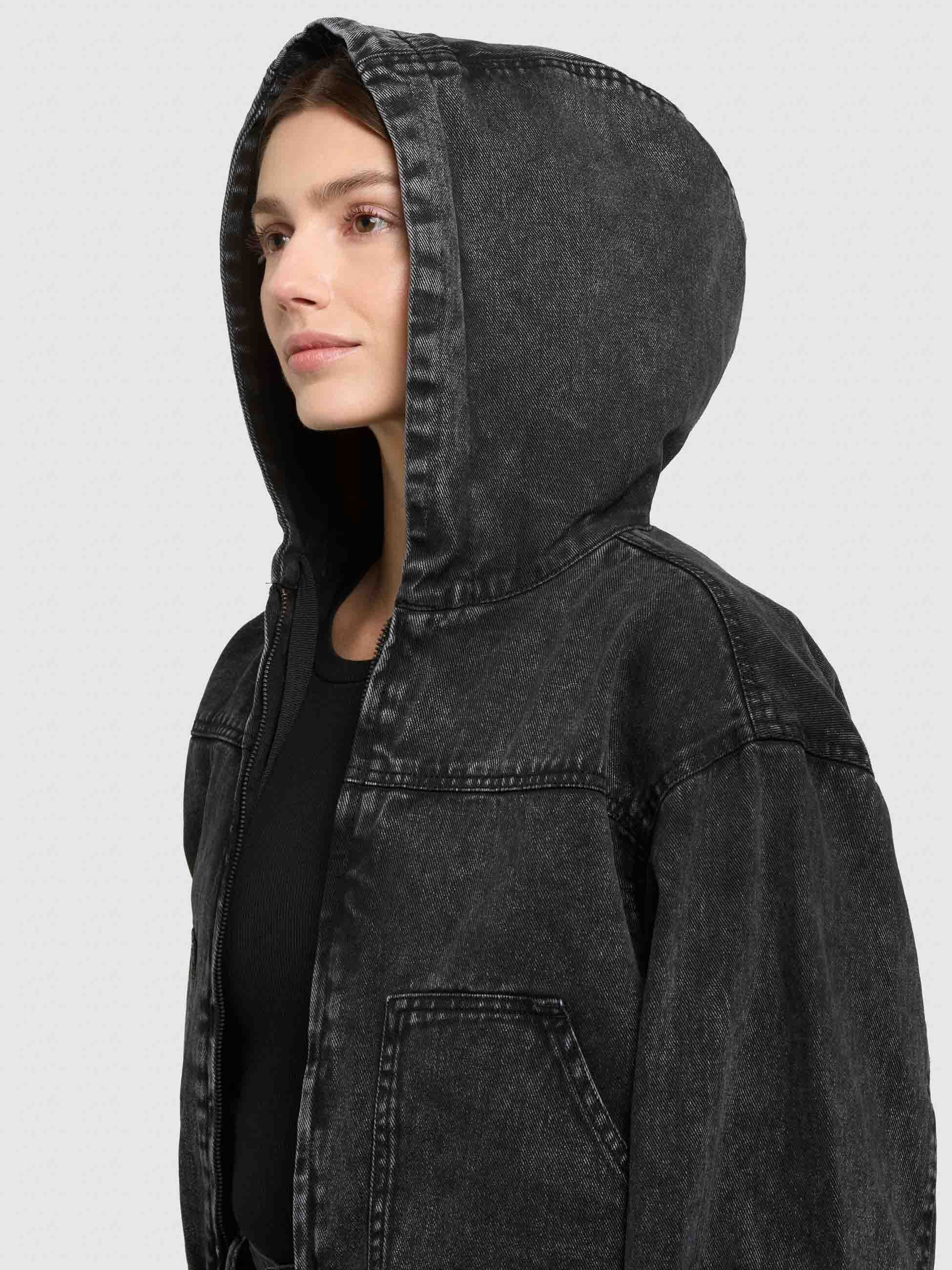 khujo-jacke-gretel-black-jeans-blouson-damen-loose-fit image 7