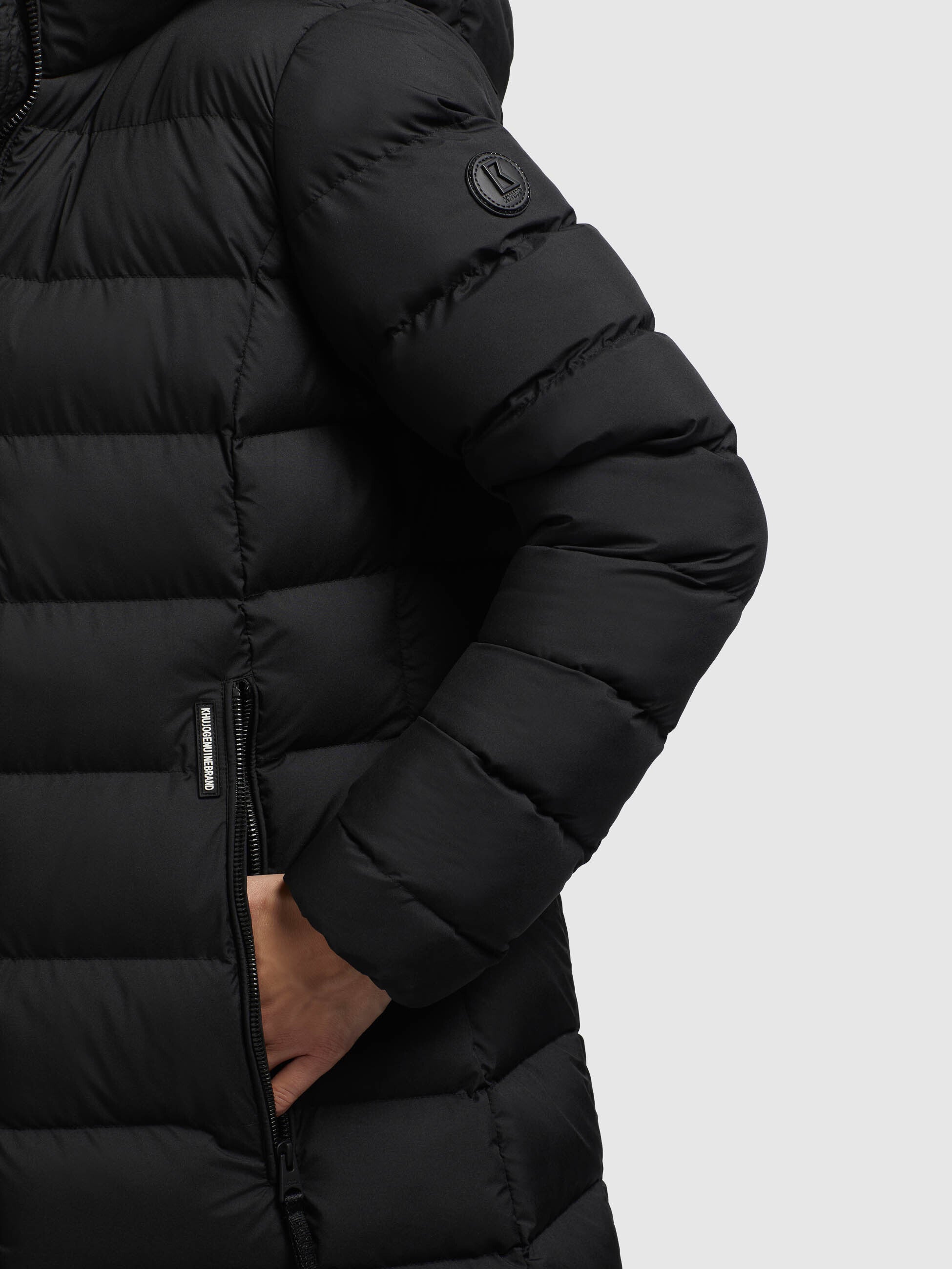 khujo-simmie-steppmantel-schwarz-knielang-regular-fit image 8
