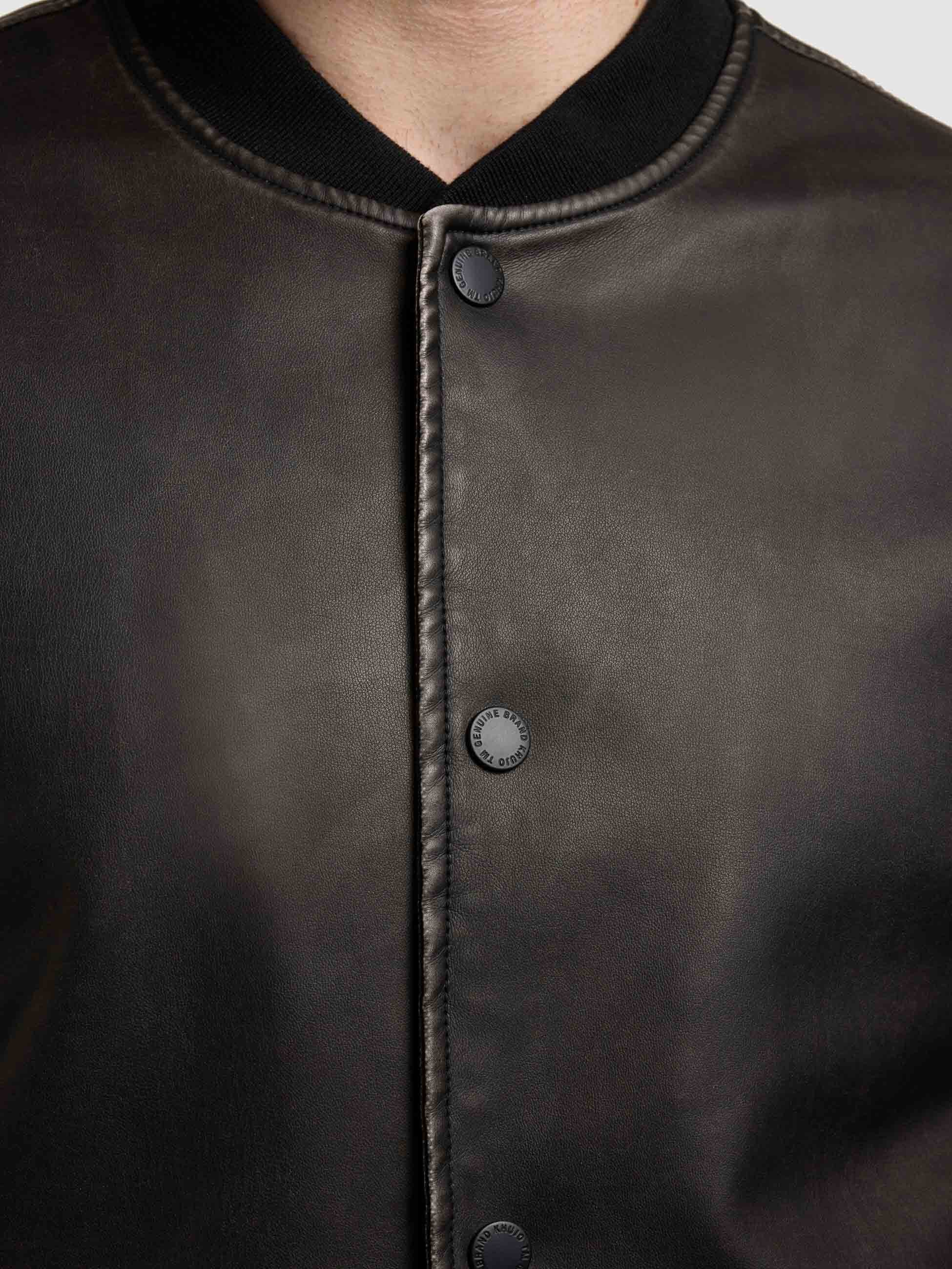 khujo-jacke-cale-vintage-black-blouson-herren-kunstleder image 7