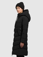 khujo-mantel-darka3-black-wattierter-damen-wintermantel-regular-fit image 5