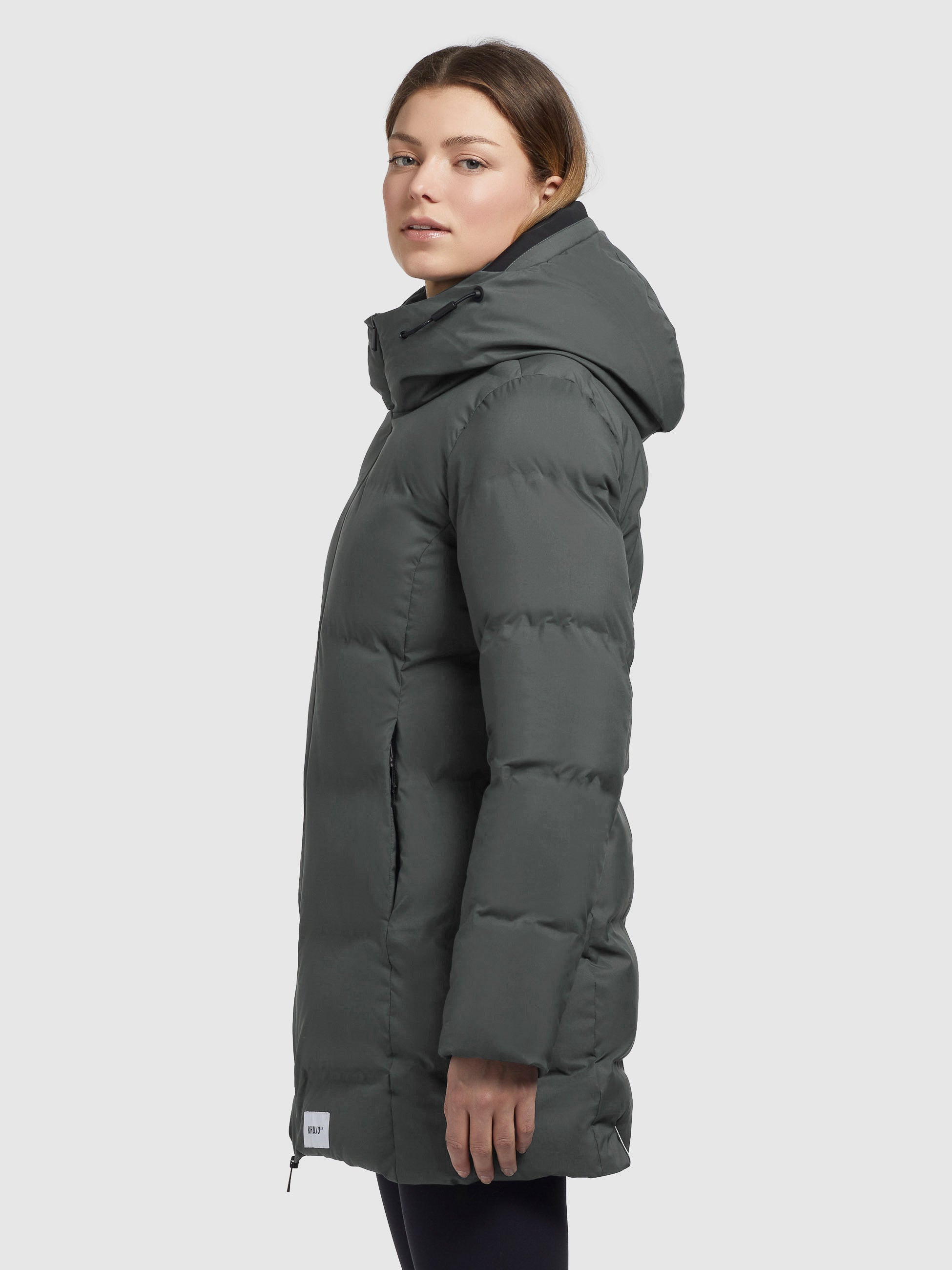 khujo-tanare2-steppjacke-damen-grau-regular-fit image 5