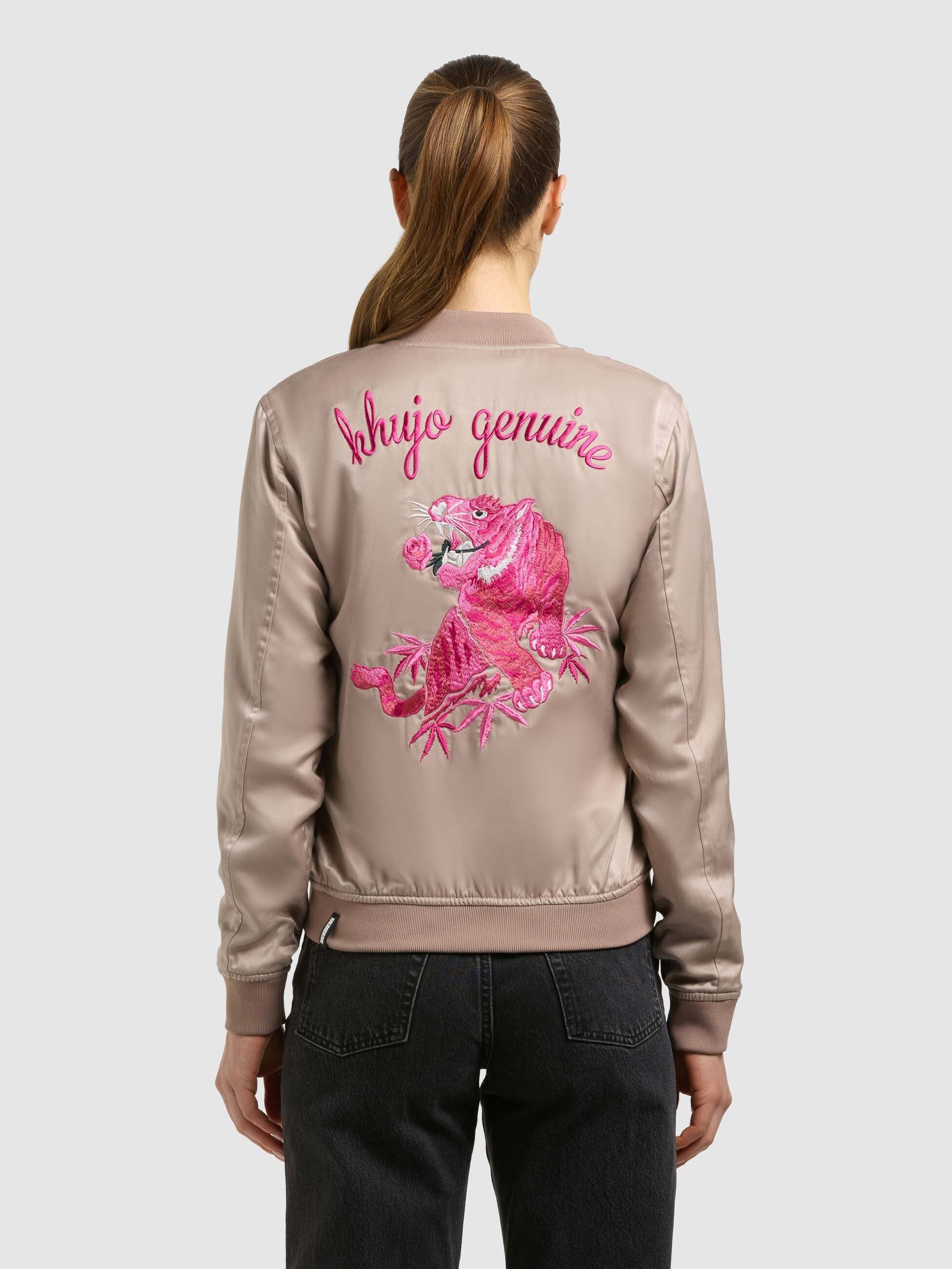 khujo-wendejacke-ruby-damen-blouson-latte-beige-leo image 3