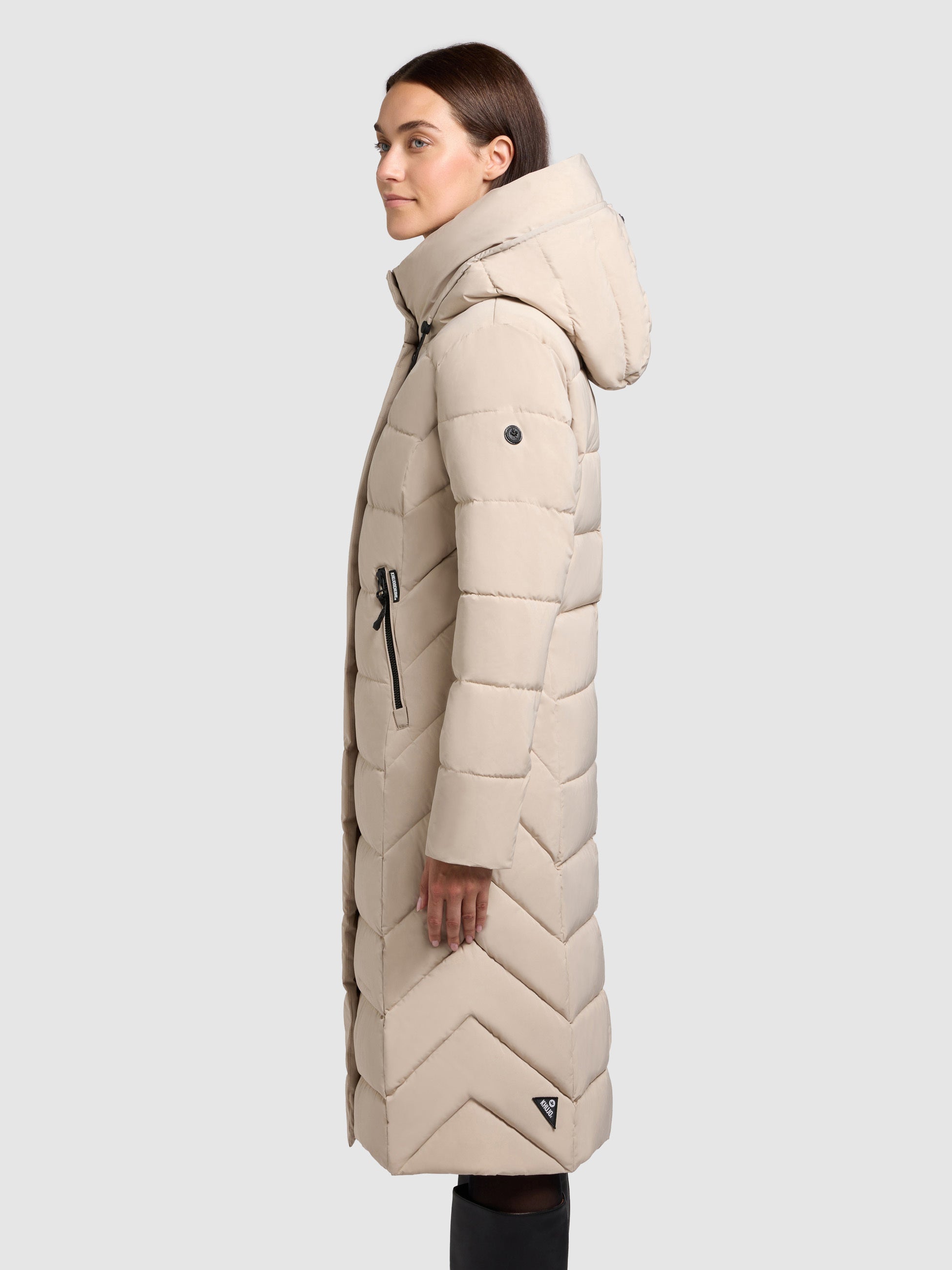 khujo-mantel-sensy-beige-damen-steppmantel-wadenlang-regular-fit image 5