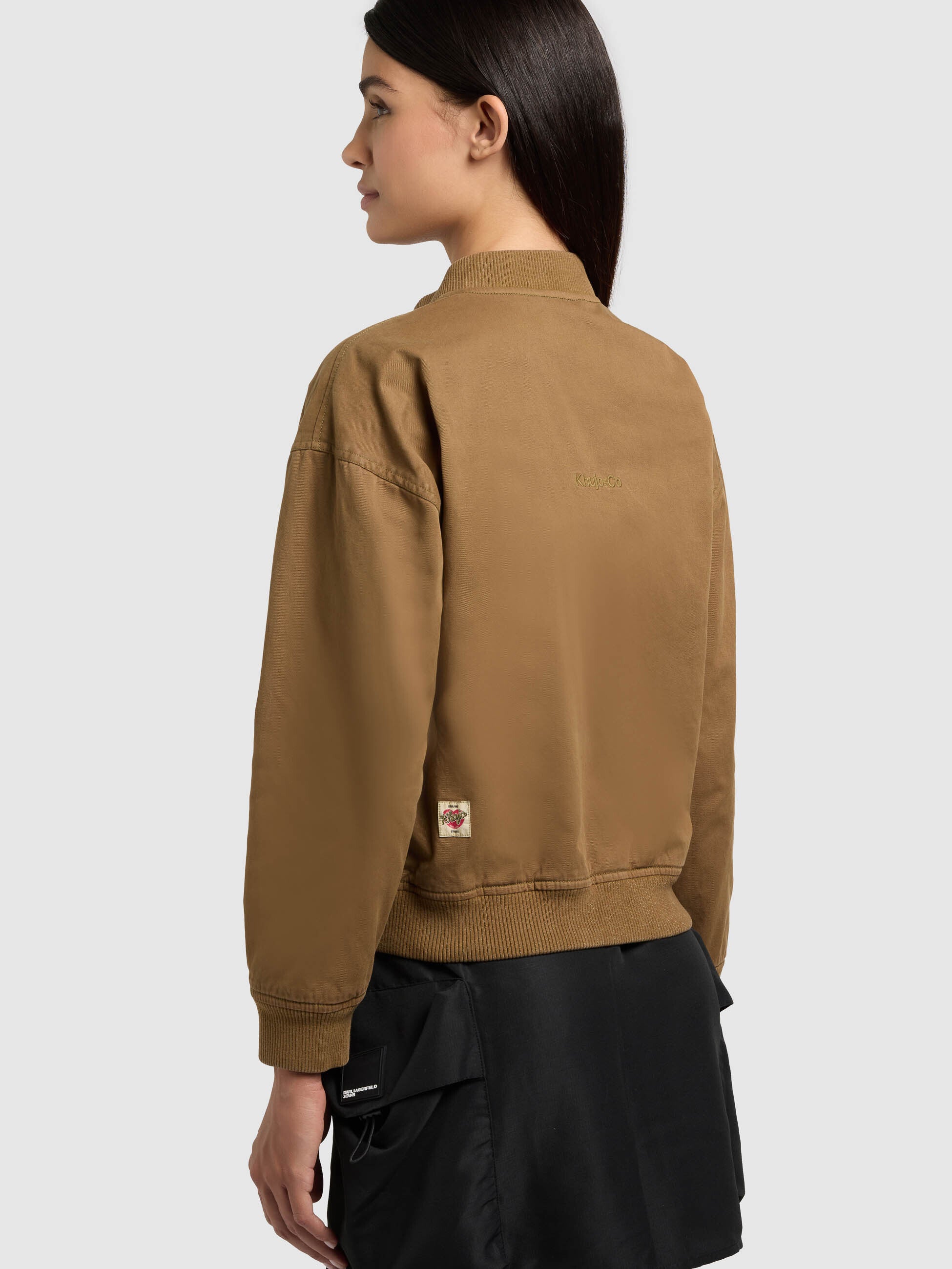 khujo-jacke-inie-canary-green-blouson-baumwoll-twill-regular-fit image 8