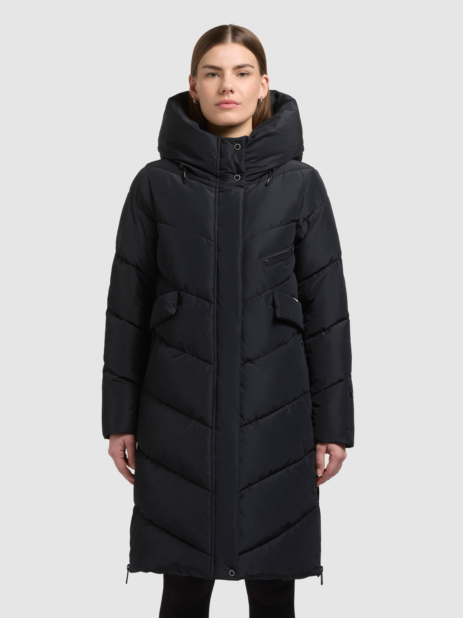 khujo-mantel-sunne-port-blue-damen-wintermantel-knielang-loose-fit image 4