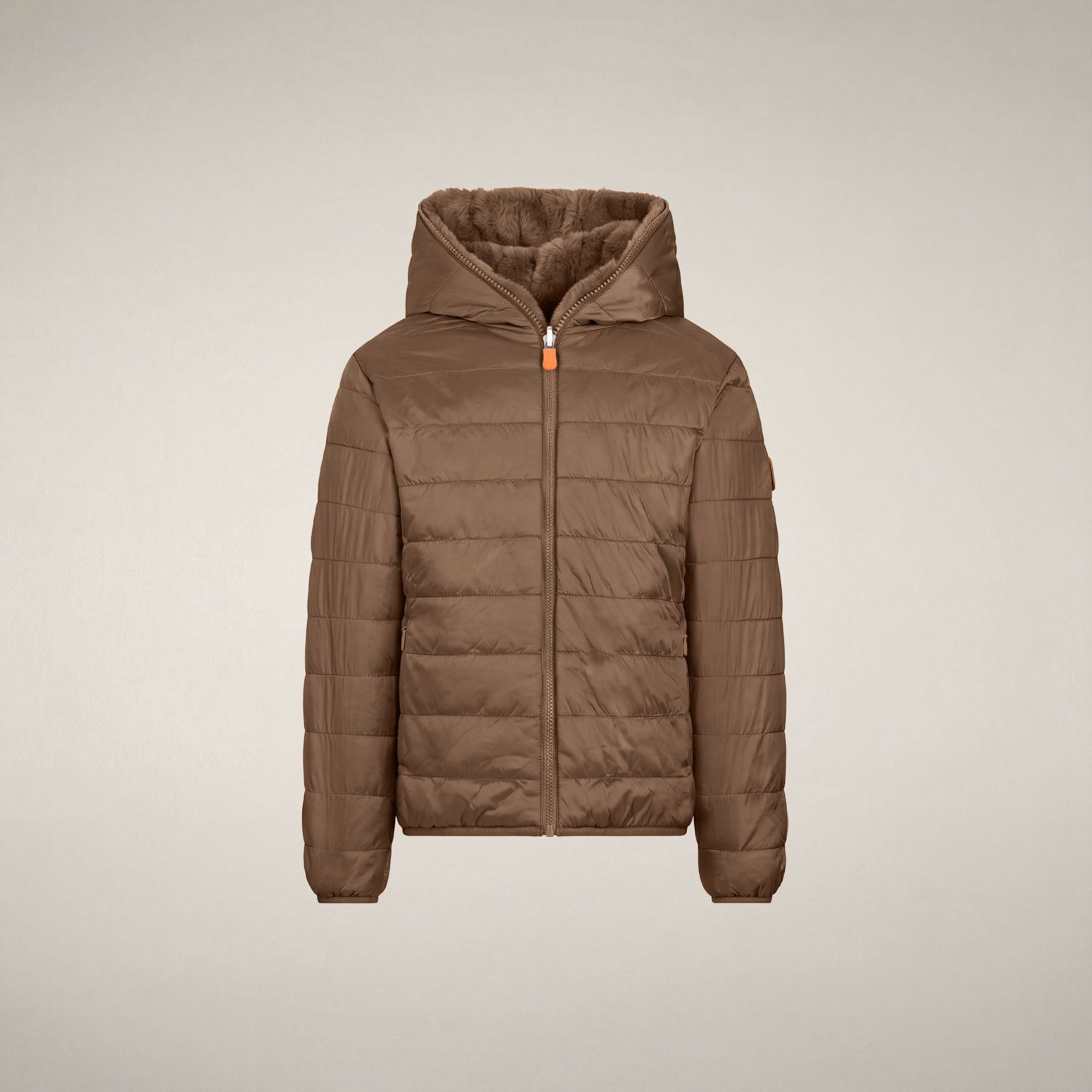 save-the-duck-chloe-reversible-m-dchen-jacke-haselnuss-braun-pl-sch-stepp image 4