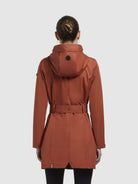 khujo-mosti-damen-sommerparka-trenchcoat-rotbraun image 3