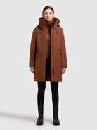 khujo-wedelia-damen-mantel-mit-innenjacke-russet-brown image 6
