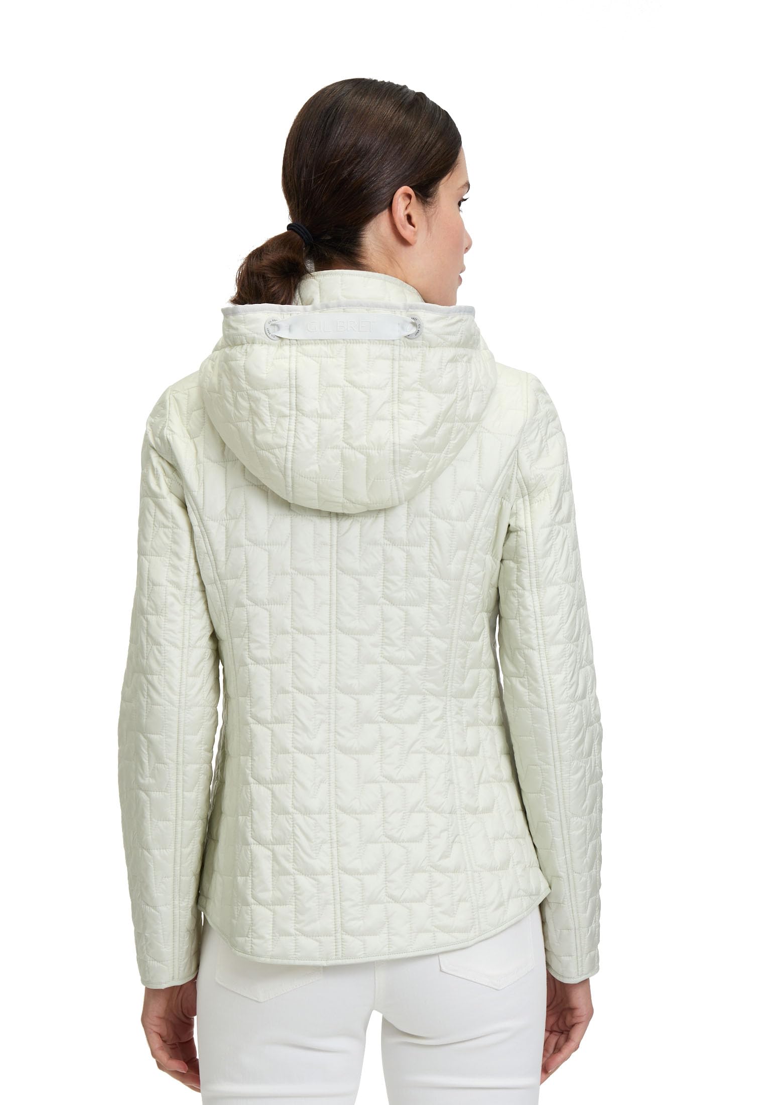gil-bret-damen-steppjacke-mit-kapuze-hahnentritt-polyamid image 2