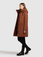 khujo-wedelia-damen-mantel-mit-innenjacke-russet-brown image 2