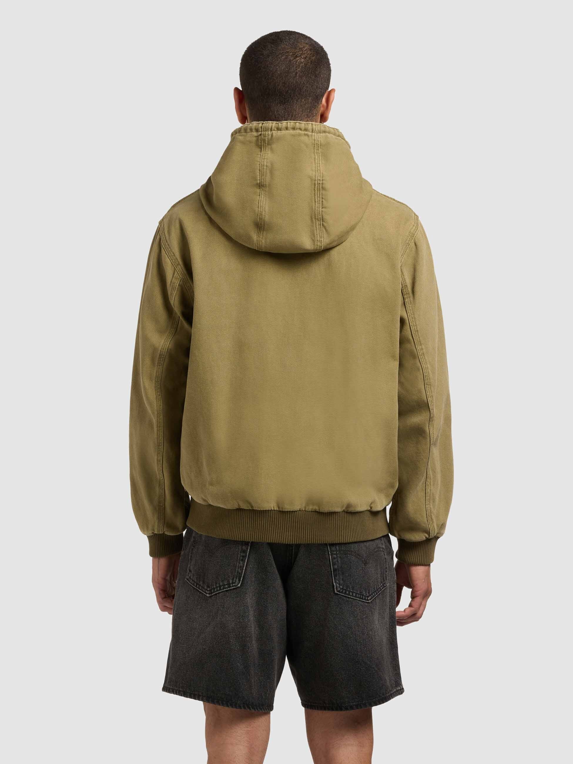 khujo-rhiis-workwear-jacke-canary-green-mit-kapuze image 3