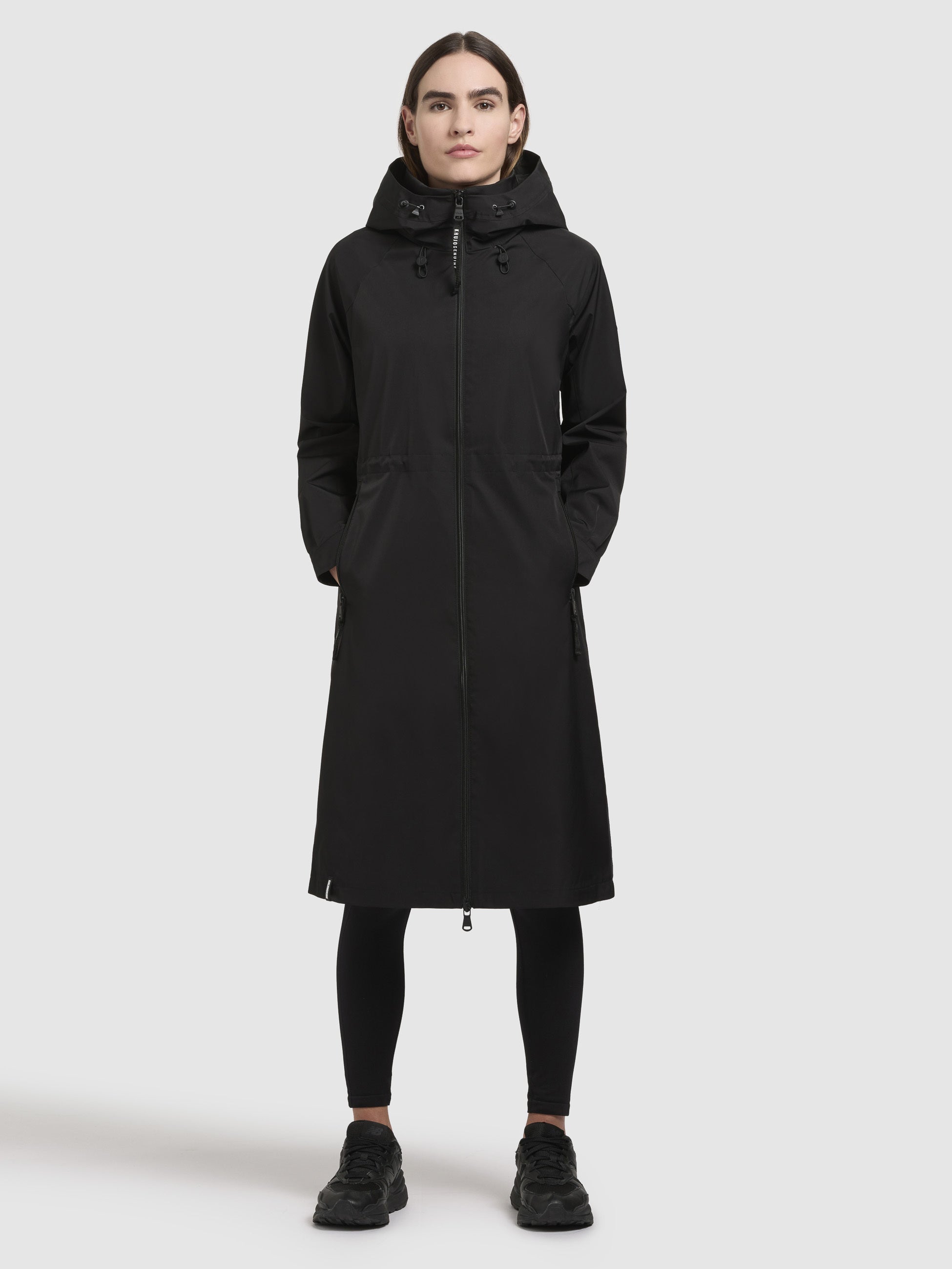 khujo-pinax-damen-mantel-sommerparka-schwarz-knielang-regular-fit image 1