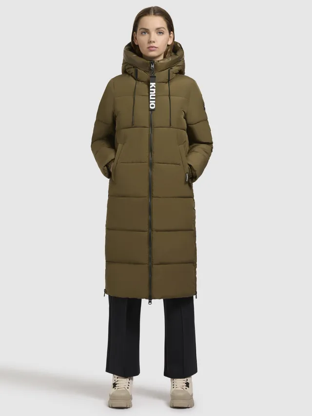 khujo-coat-miri2-khaki-knielang image 1