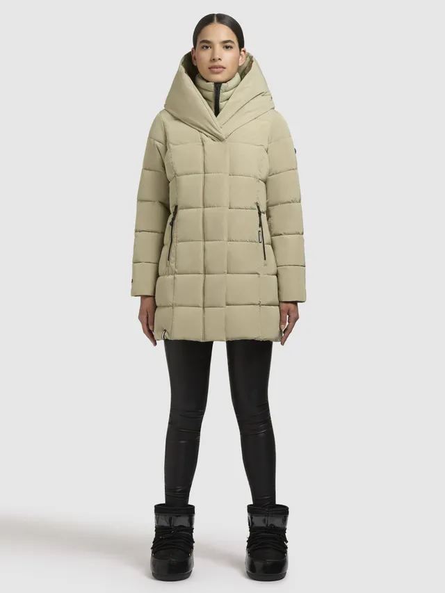 khujo-jacke-tenx-hellgr-n-damen-steppjacke-mit-herausnehmbarem-einsatz image 1