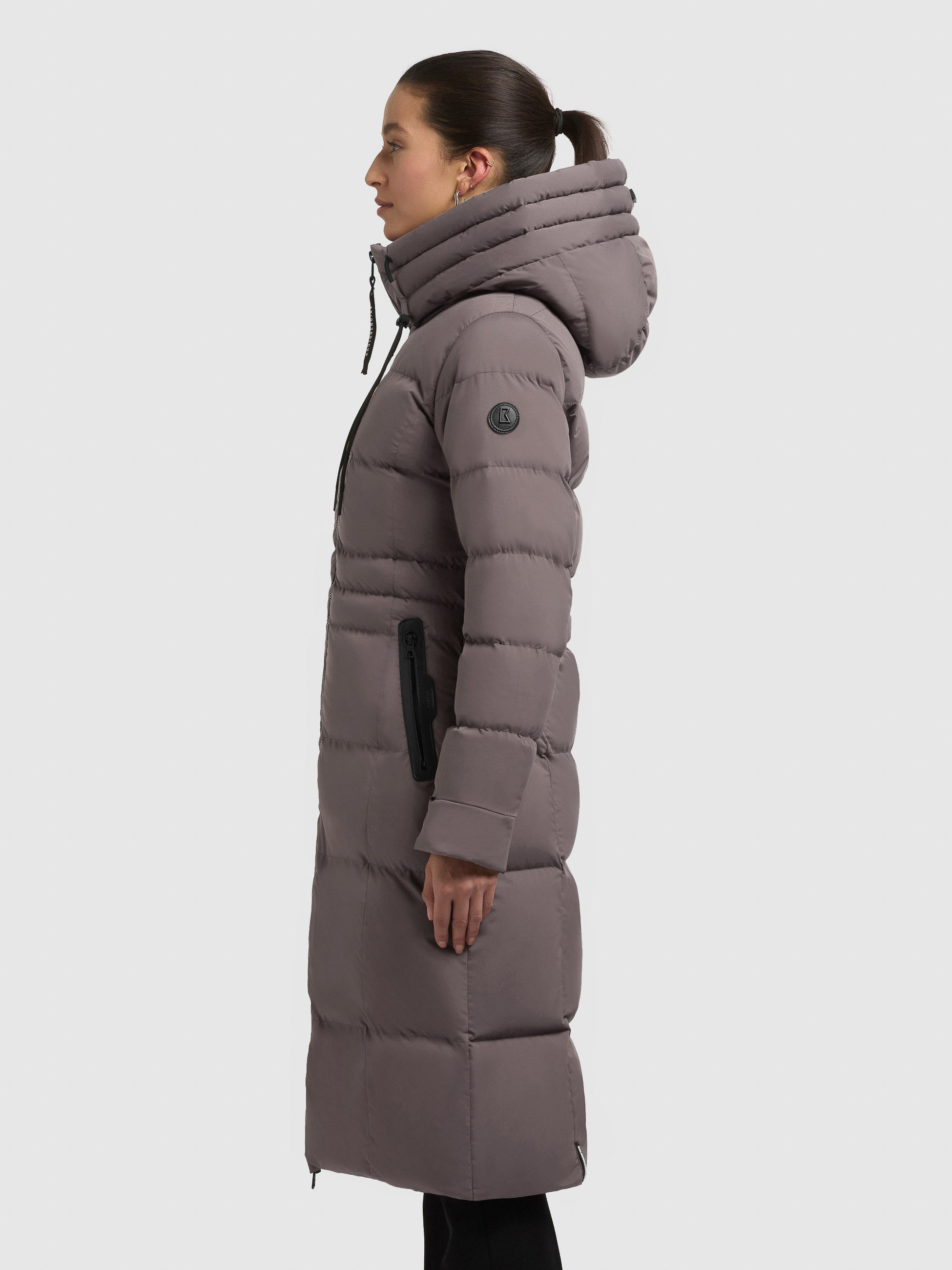 khujo-mantel-enakh-graphite-grey-damen-steppmantel-knielang-slim-fit image 5