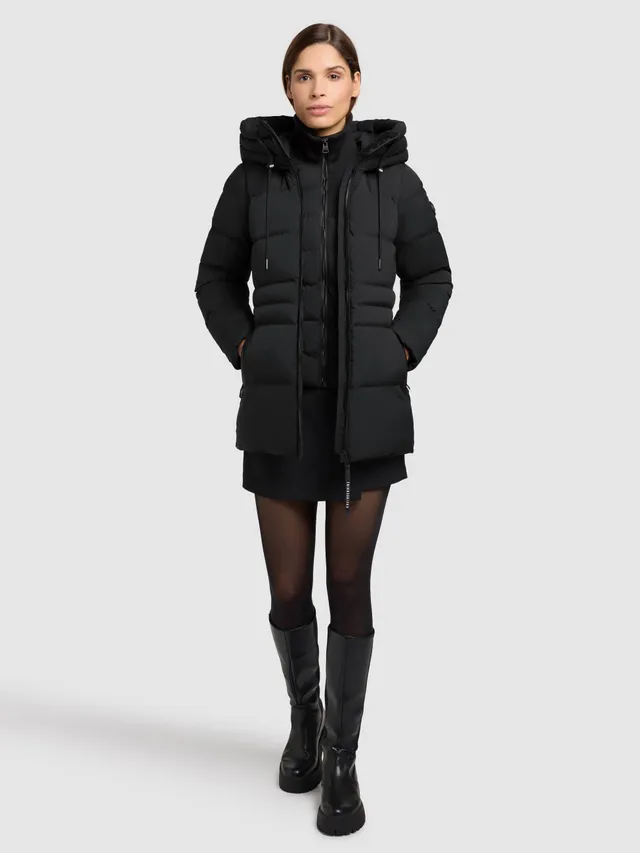 khujo-matla-damen-steppjacke-black-slim-fit image 1