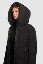 khujo-coat-darka2-black-damen-steppmantel-regular-fit-mit-kapuze image 7