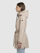 khujo-jacke-mosti-beige-damen-sommerparka-trenchcoat-mit-g-rtel image 5