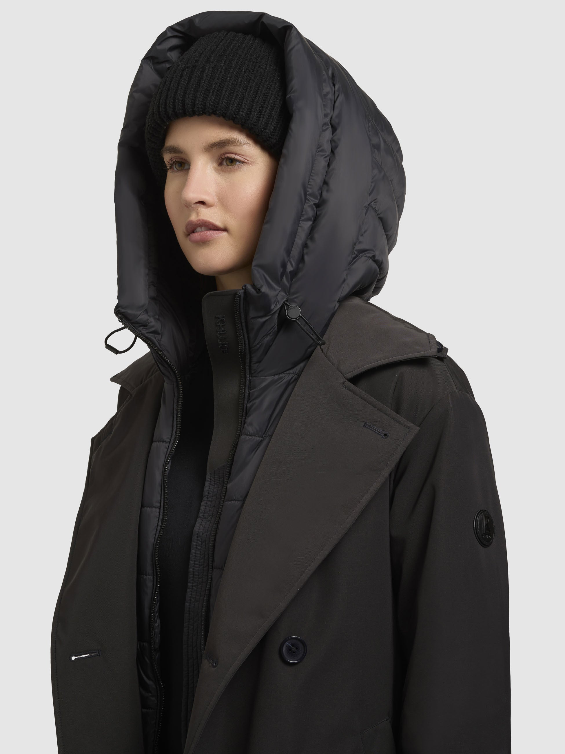 khujo-mantel-elena-dunkelgrau-damen-trenchcoat-knielang-mit-g-rtel image 7