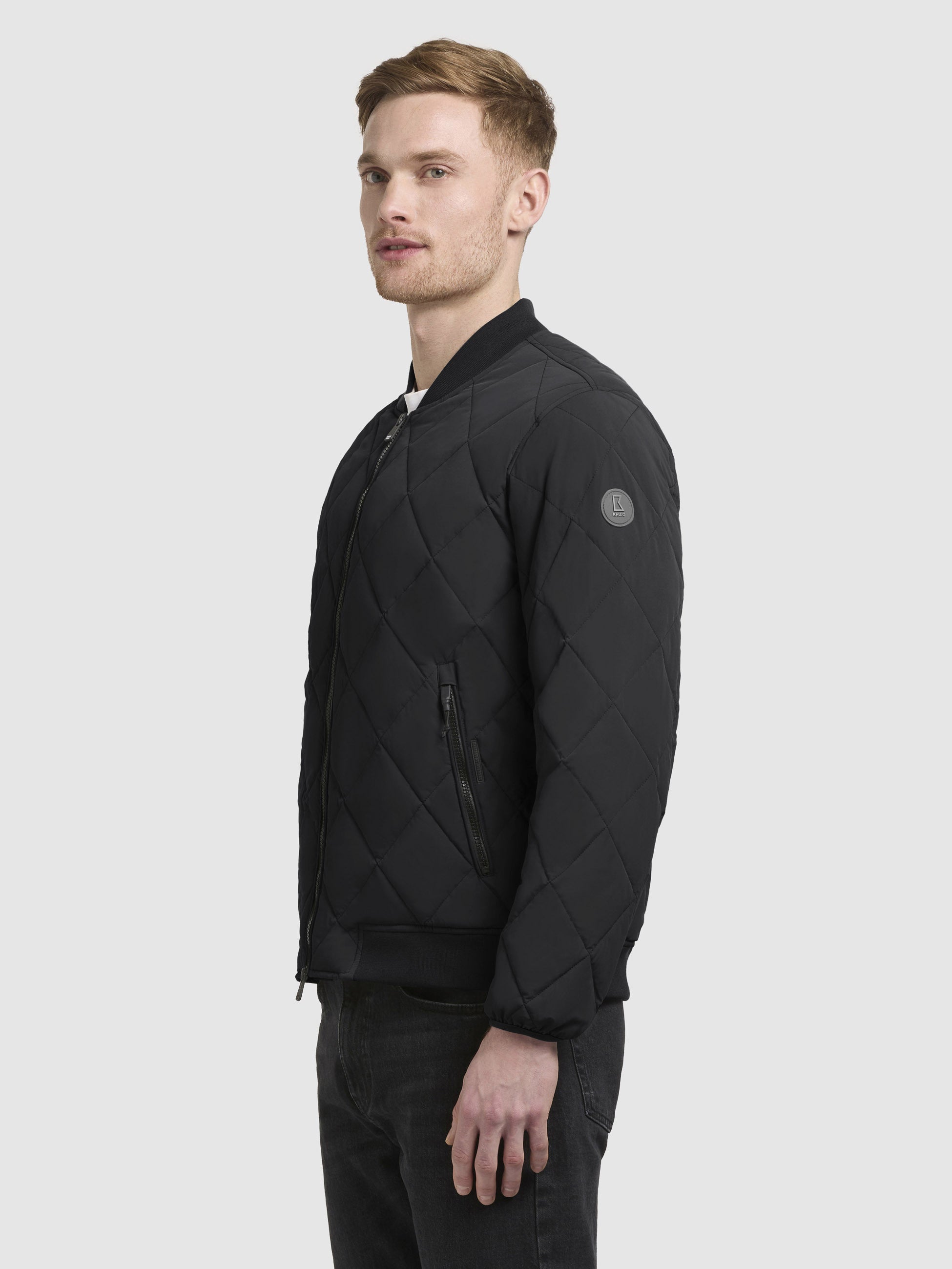 khujo-jacke-ylva-schwarz-leichte-stepp-blousonjacke-regular-fit image 5