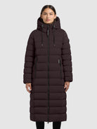 khujo-mantel-simmie2-moody-plum-damen-steppmantel-knielang-slim-fit image 4