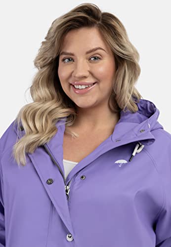 schmuddelwedda-damen-plus-size-regenmantel-langer-wetterfester-regenmantel image 7