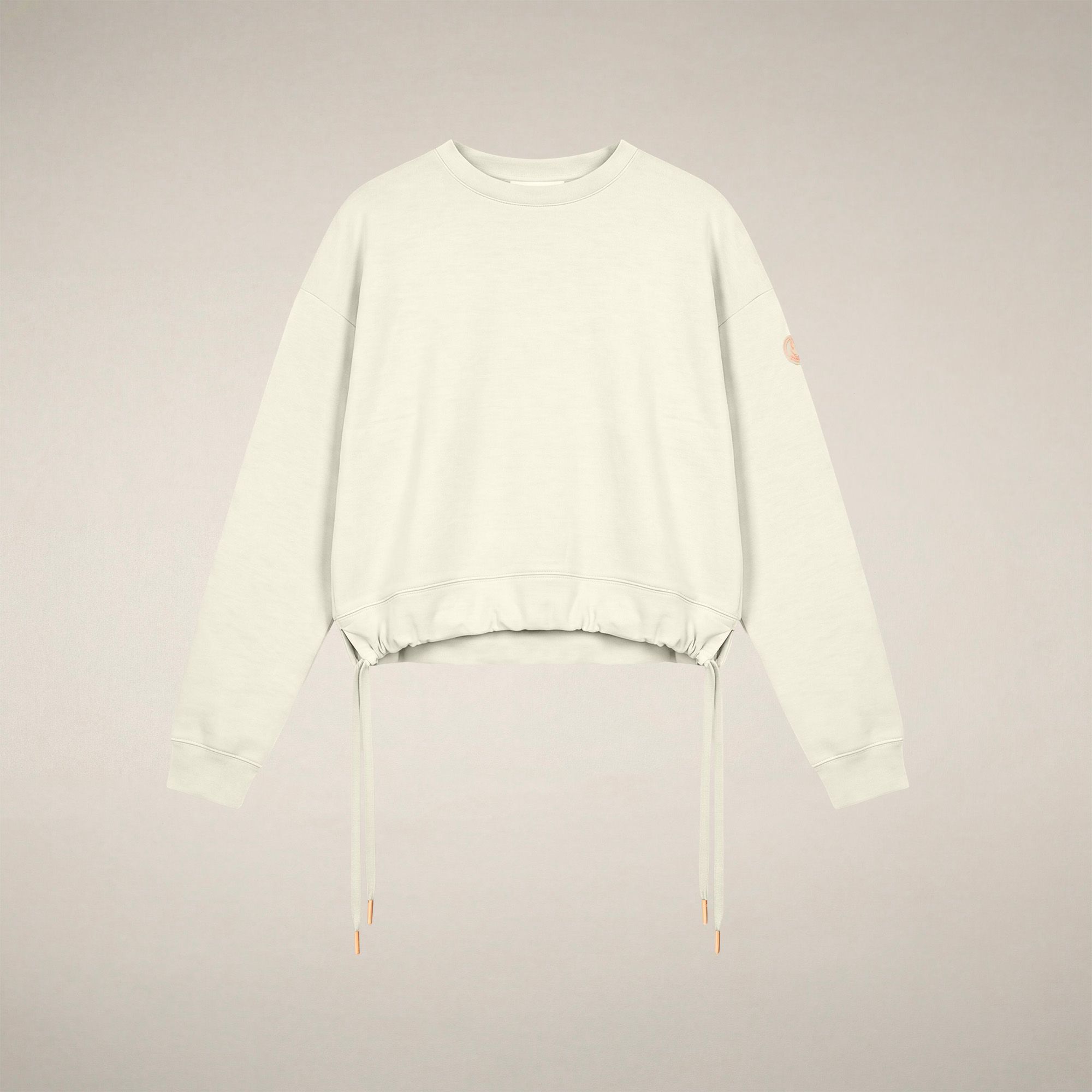 save-the-duck-akemi-damen-sweatshirt-rundhals-bianco-nuvola image 3