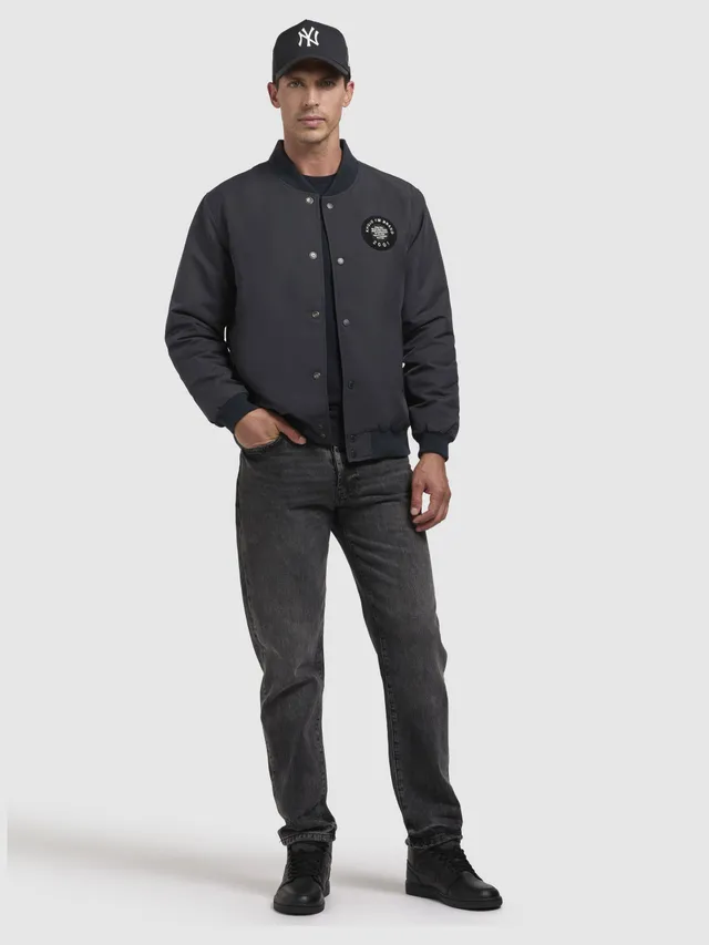 khujo-cicco-damen-collegejacke-dunkelblau-wasserabweisende-sommerjacke image 1