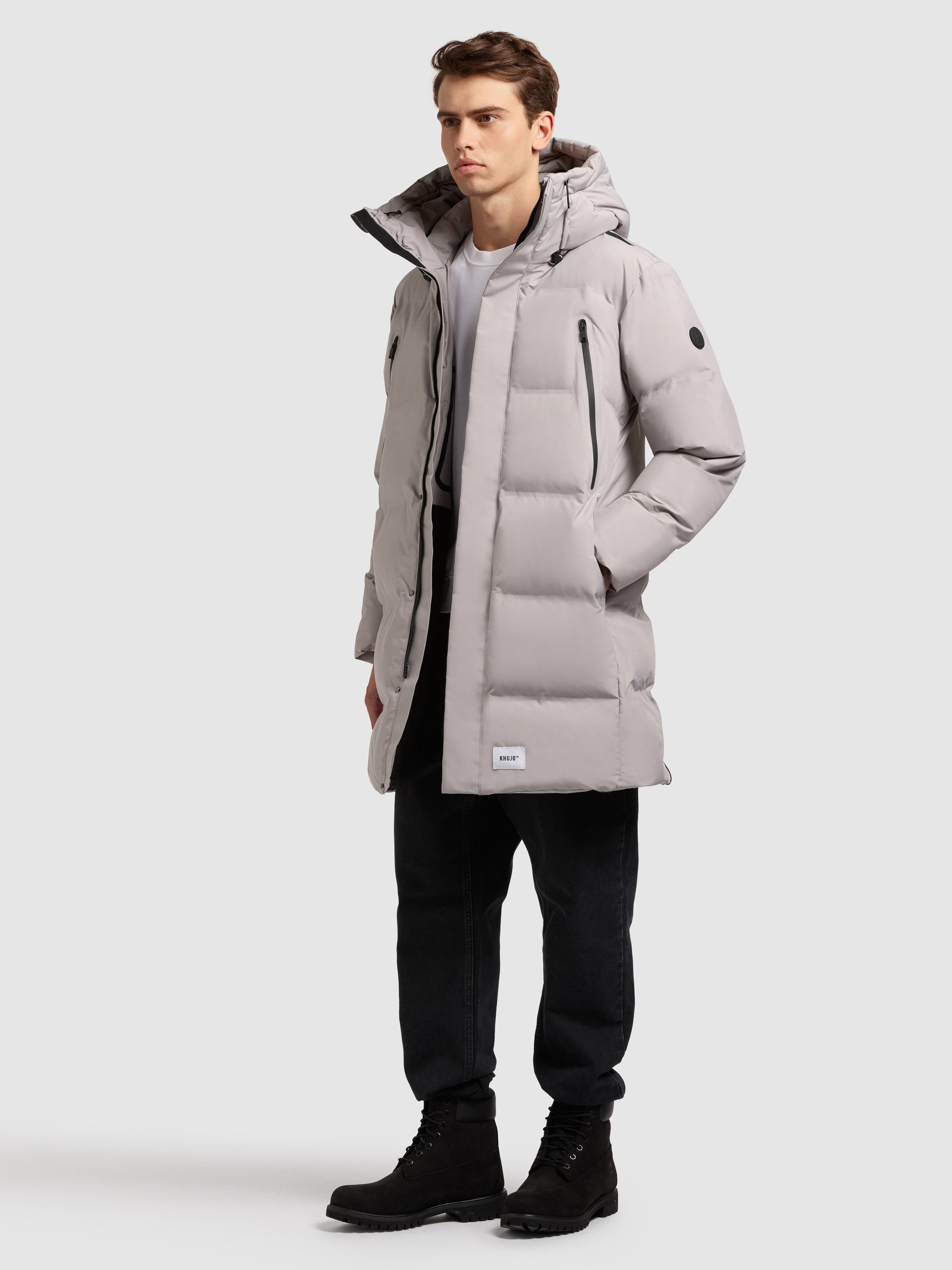 khujo-mantel-morse3-steppmantel-blizzard-grey-mit-kapuze image 1