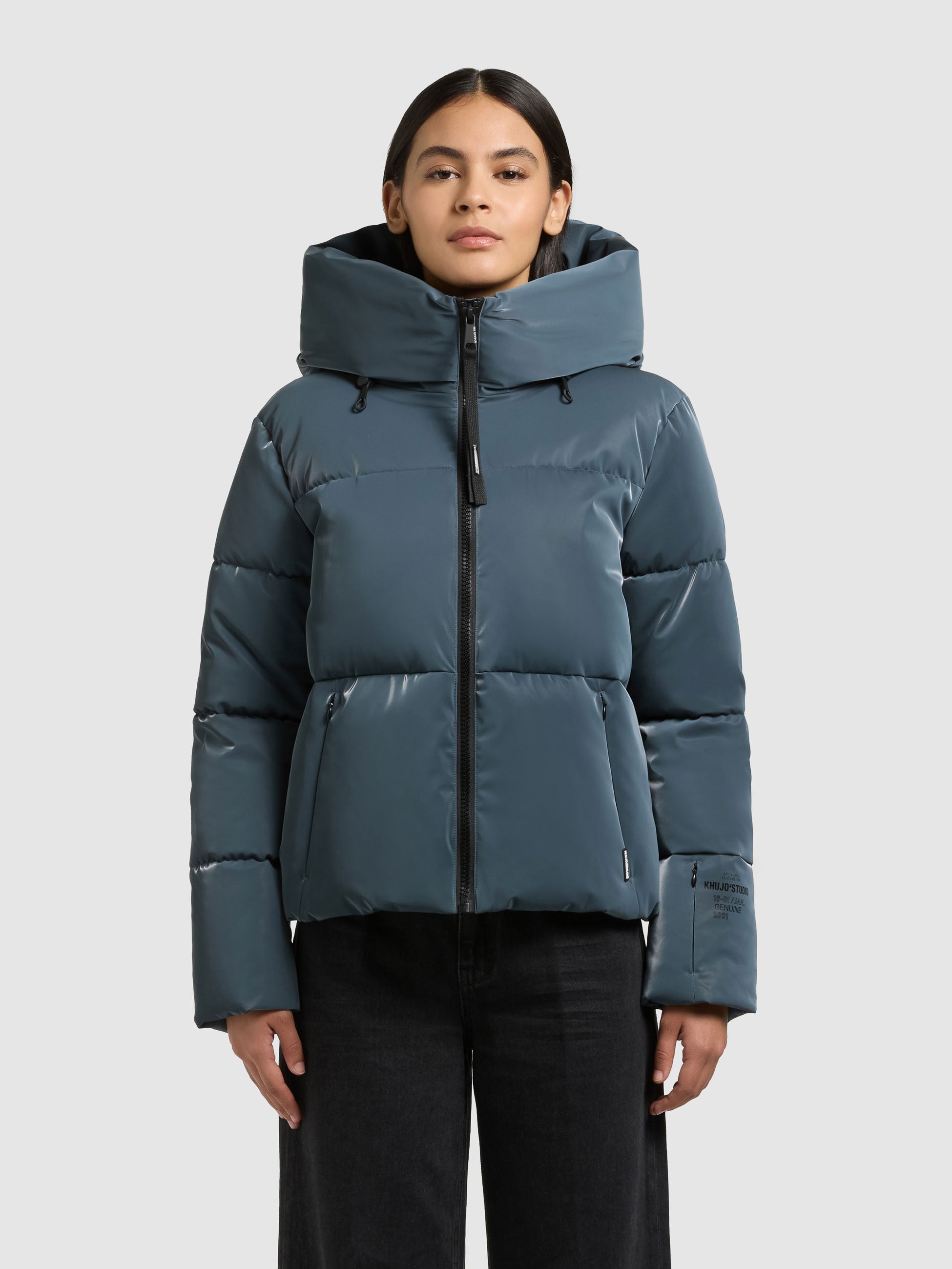 khujo-jacke-audrey-shiny-dim-blue-damen-steppjacke-h-ftlang-gl-nzend image 4