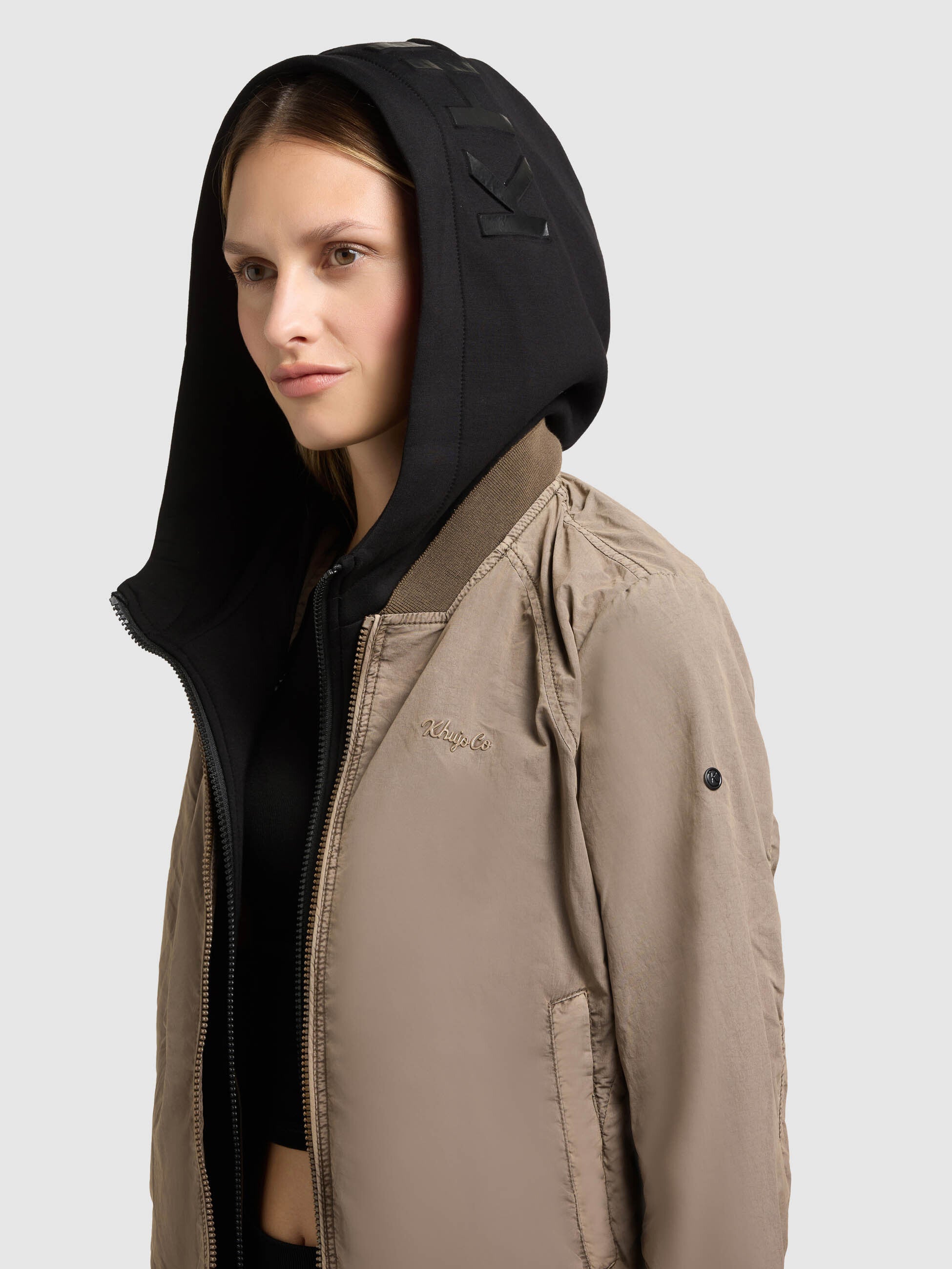 khujo-jacke-meets-2in1-latte-brown image 7