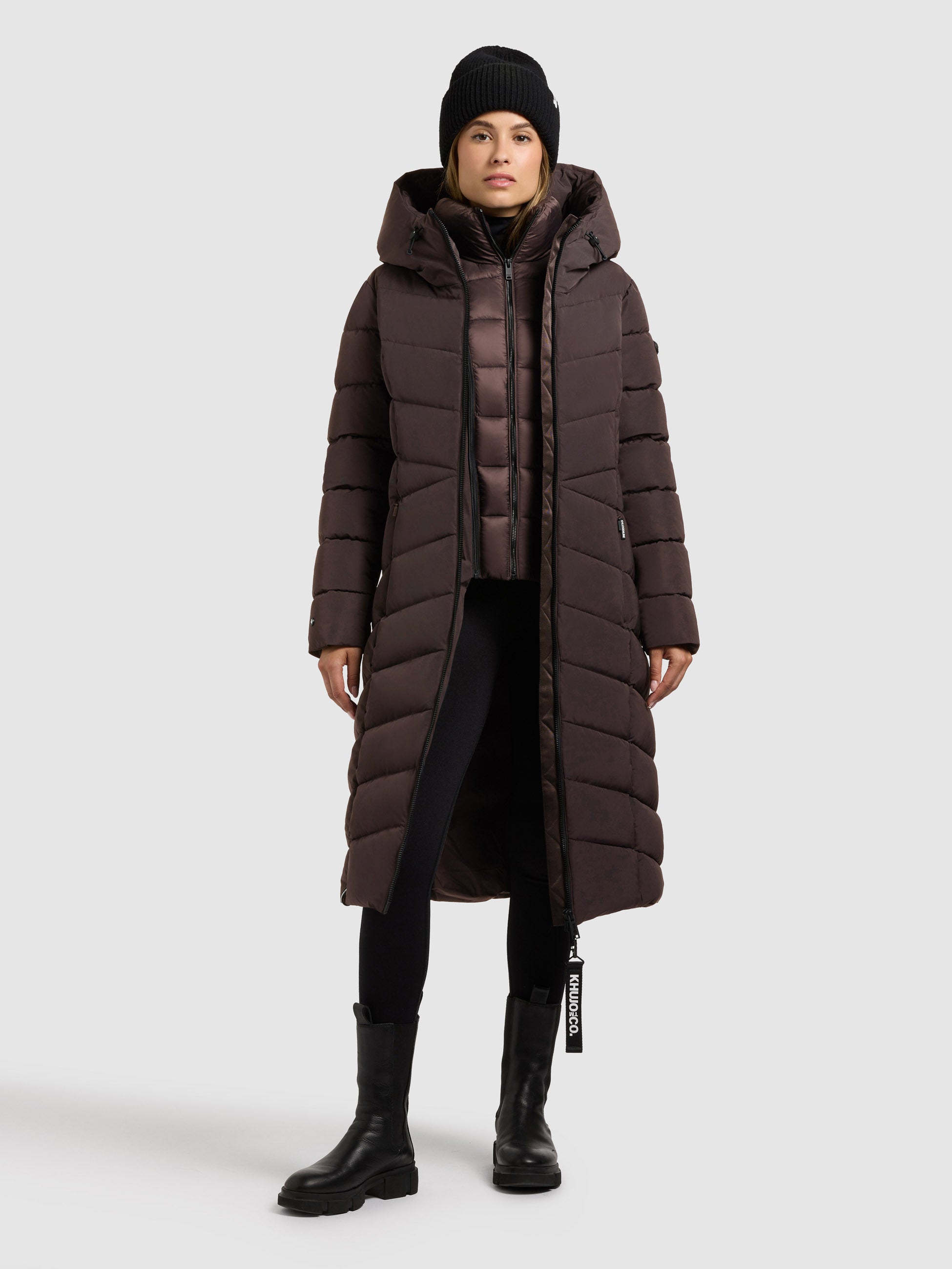 khujo-mantel-fiska-2in1-moody-plum-steppmantel-mit-herausnehmbarem-einsatz image 1