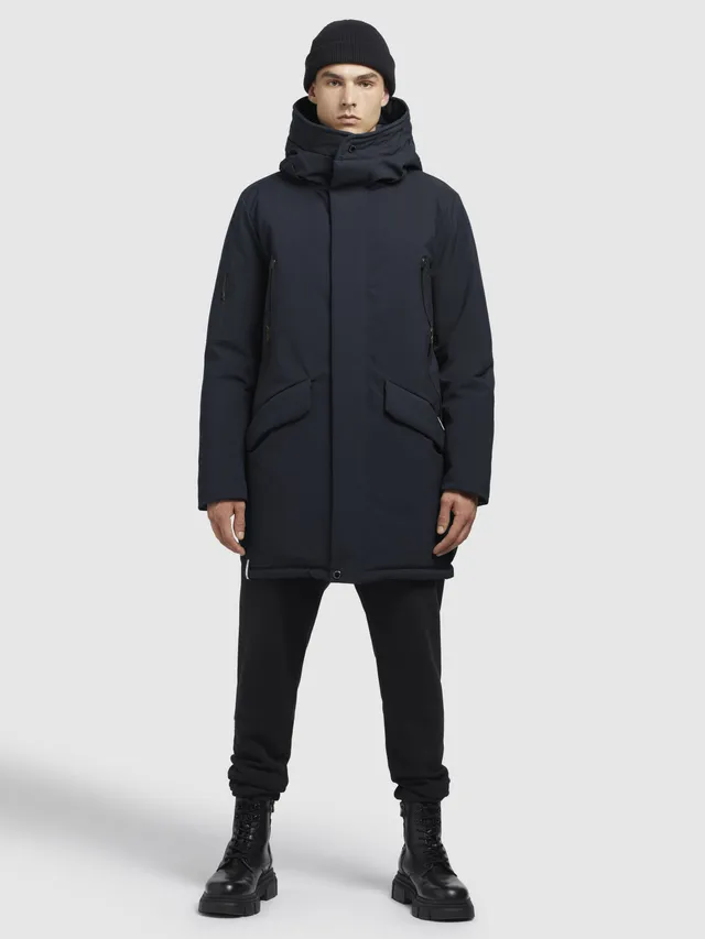 khujo-parka-mantel-carl2-dunkelblau image 1