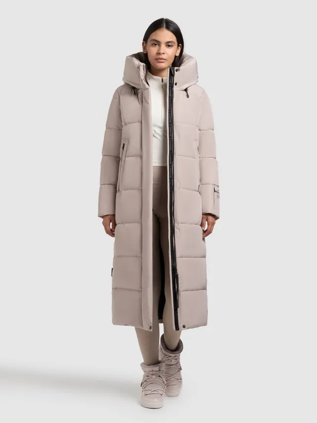khujo-coat-soulani5-matt-steppmantel-dusty-beige image 1