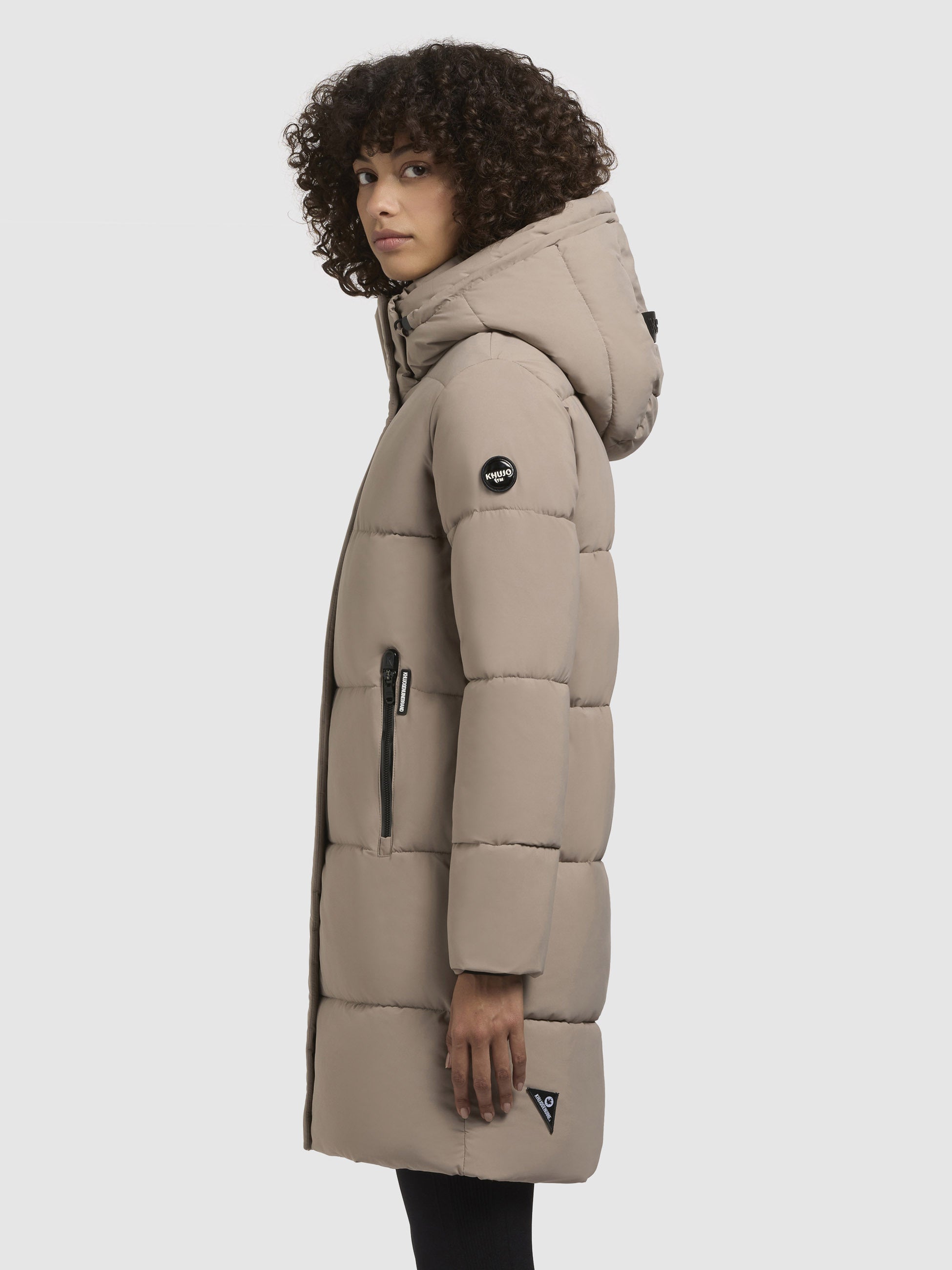 khujo-jacke-haya-matt-graubeige image 5