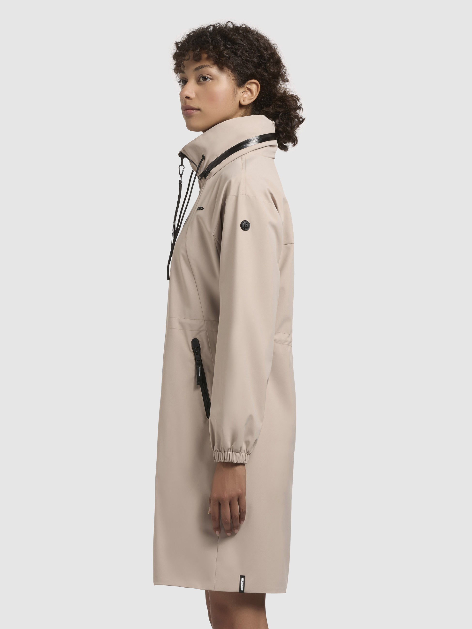 khujo-erthe-damen-mantel-beige-sommerparka-kurzmantel-leicht image 5