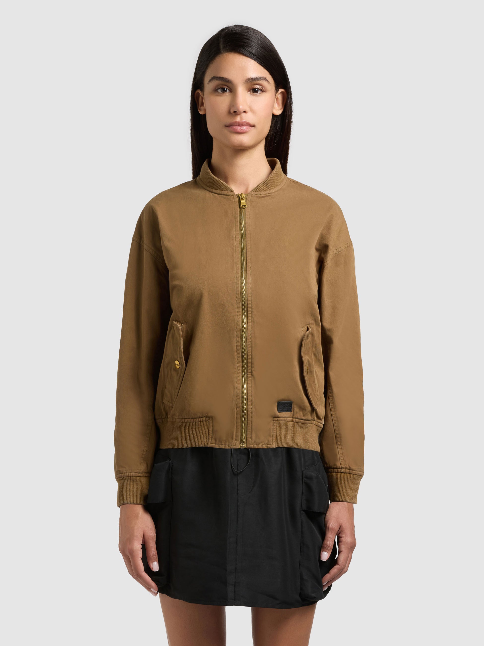 khujo-jacke-inie-canary-green-blouson-baumwoll-twill-regular-fit image 4