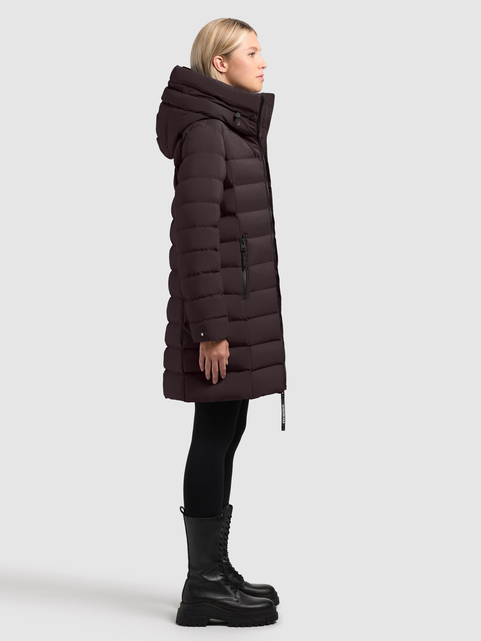 khujo-mantel-nekar2-moody-plum-gesteppter-damen-kurzmantel-mit-kapuze image 6