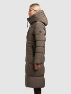 khujo-mantel-enakh-dull-green-damen-steppmantel-slim-fit image 5