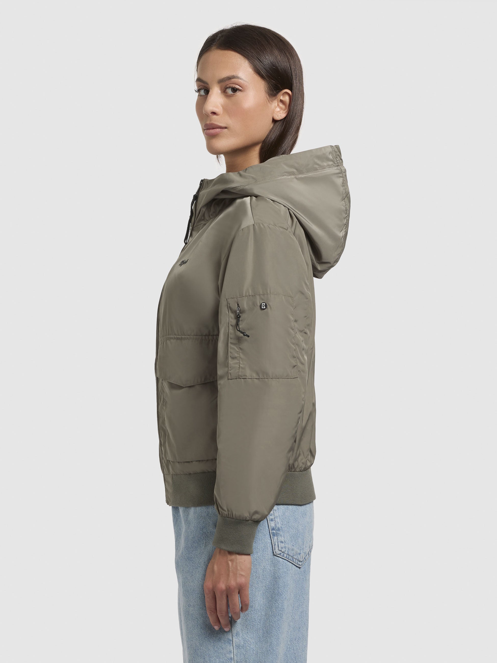 khujo-jacke-anov-graugr-n-damen-blouson-bomberjacke image 5