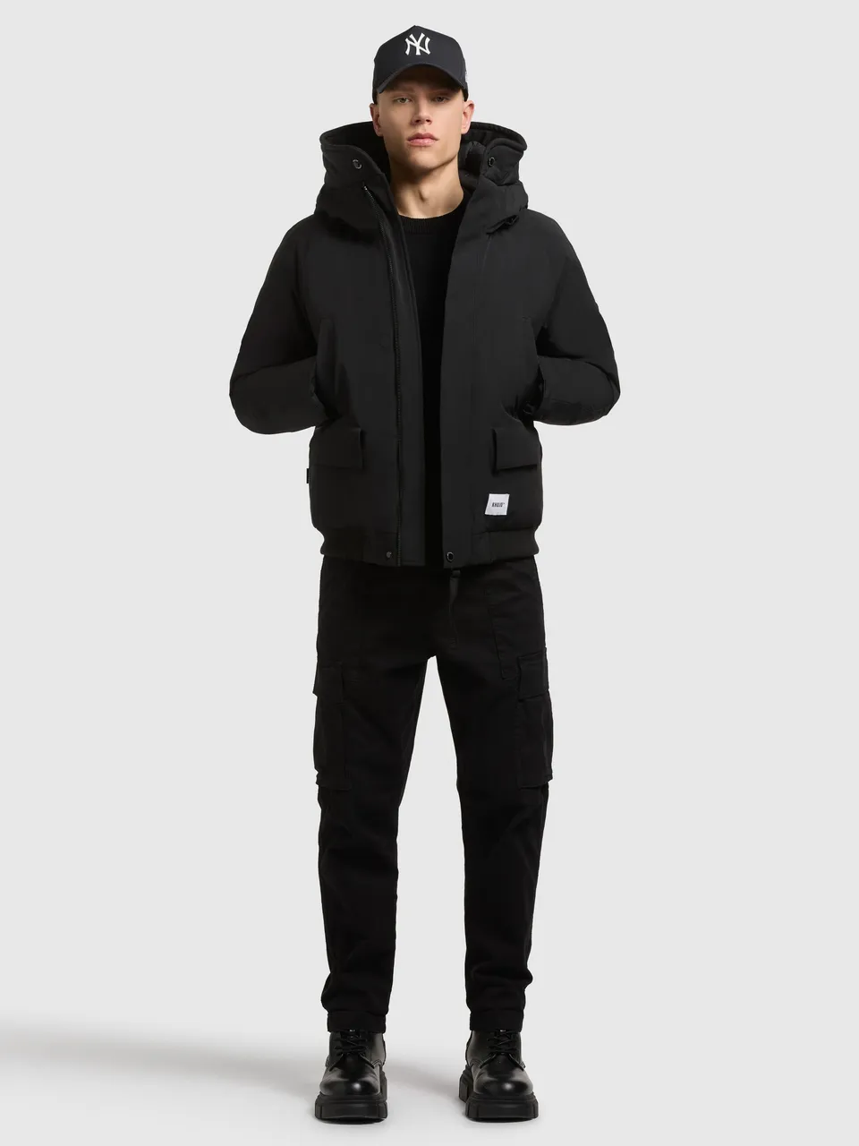 khujo-jacke-jafar-black-damen-kapuzenjacke image 1