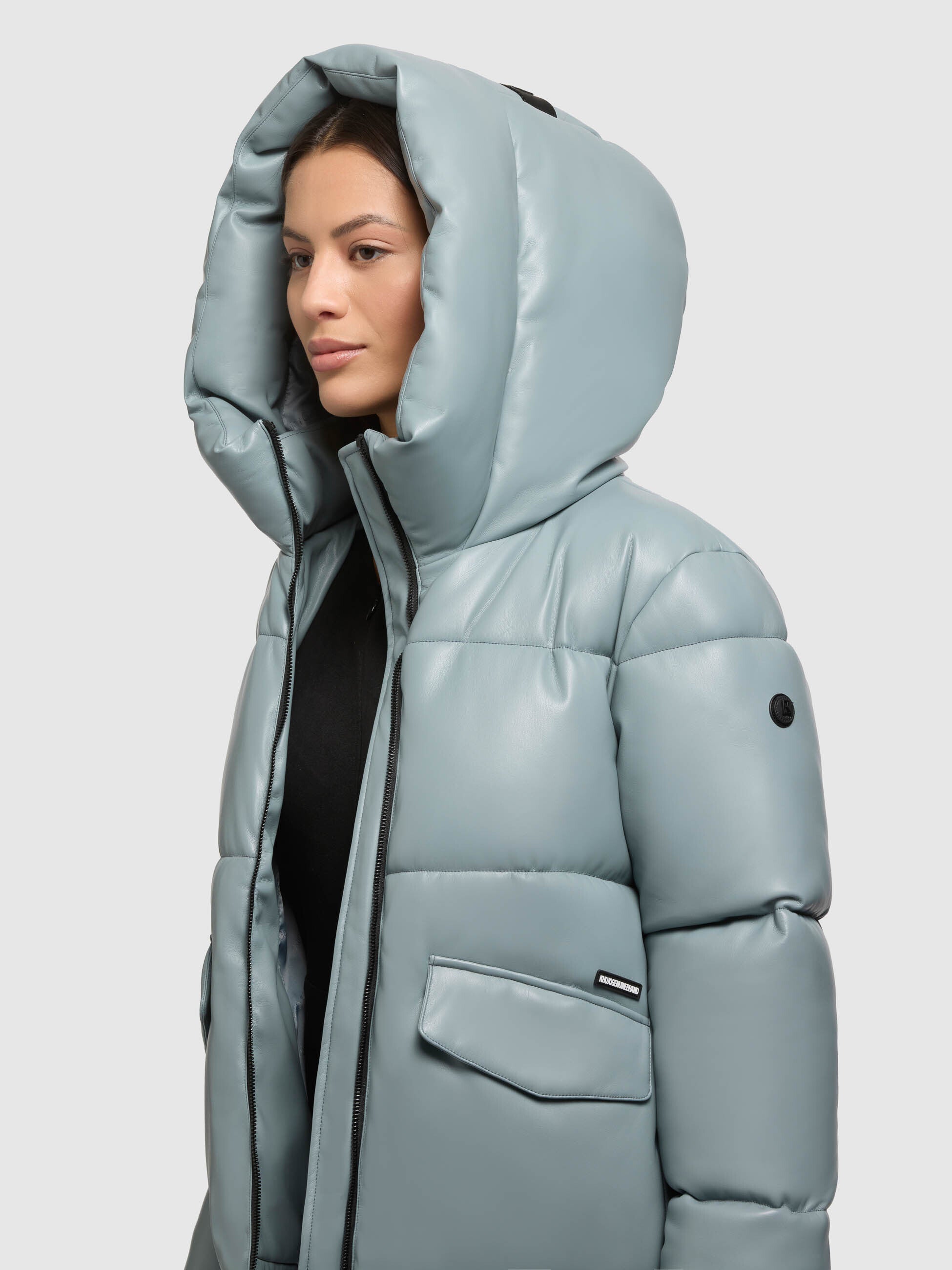 khujo-jacke-aurora-light-blue-damen-kapuzenjacke-in-lederoptik image 7
