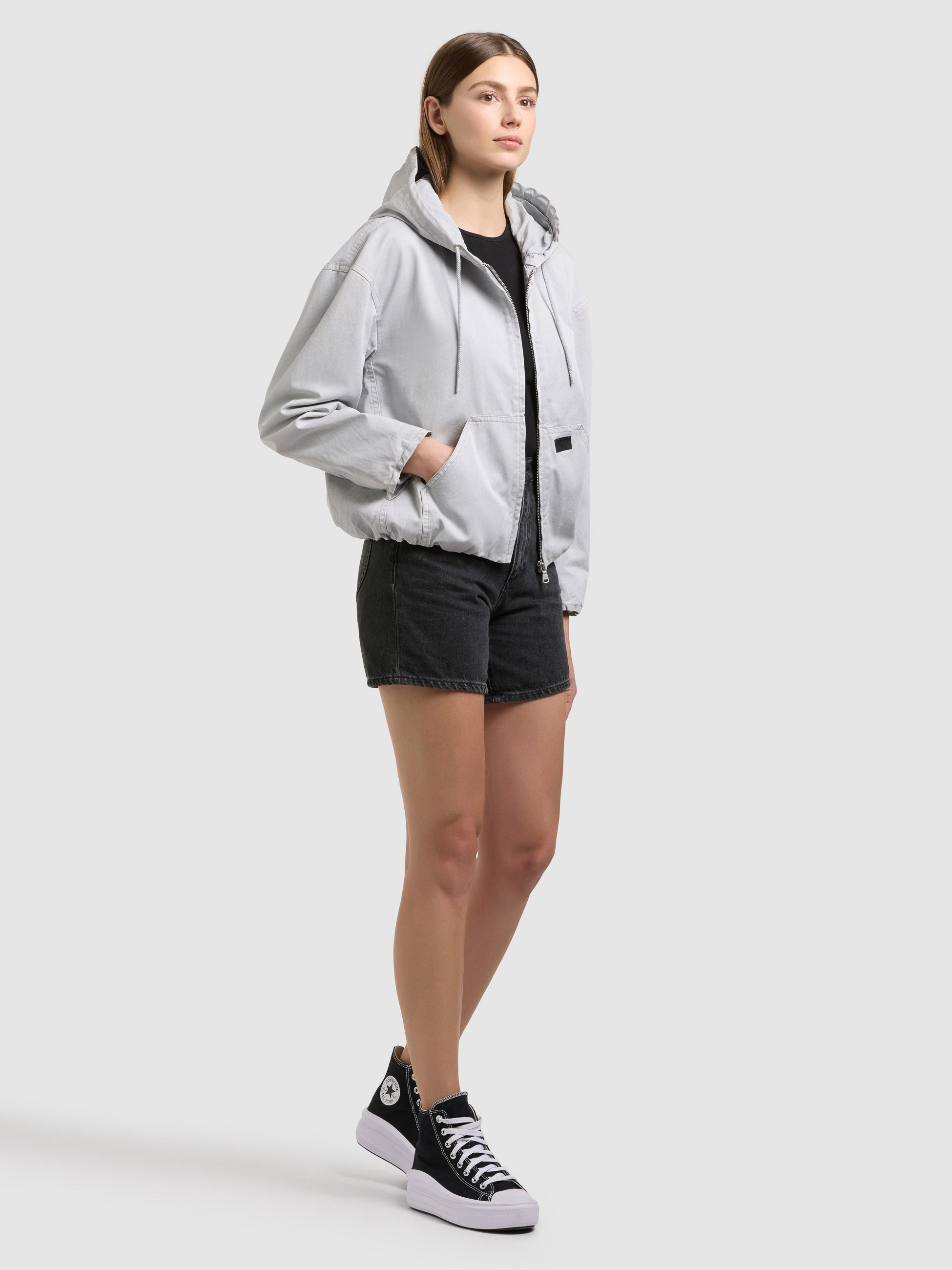 khujo-jacke-judy-light-grey-damen-blousonjacke-mit-kapuze image 2