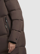 khujo-luga-damen-steppmantel-taupe-dunkel-loose-fit image 8