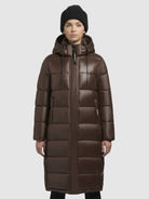 khujo-coat-julina3-satin-damen-steppmantel-chocolate-brown image 4