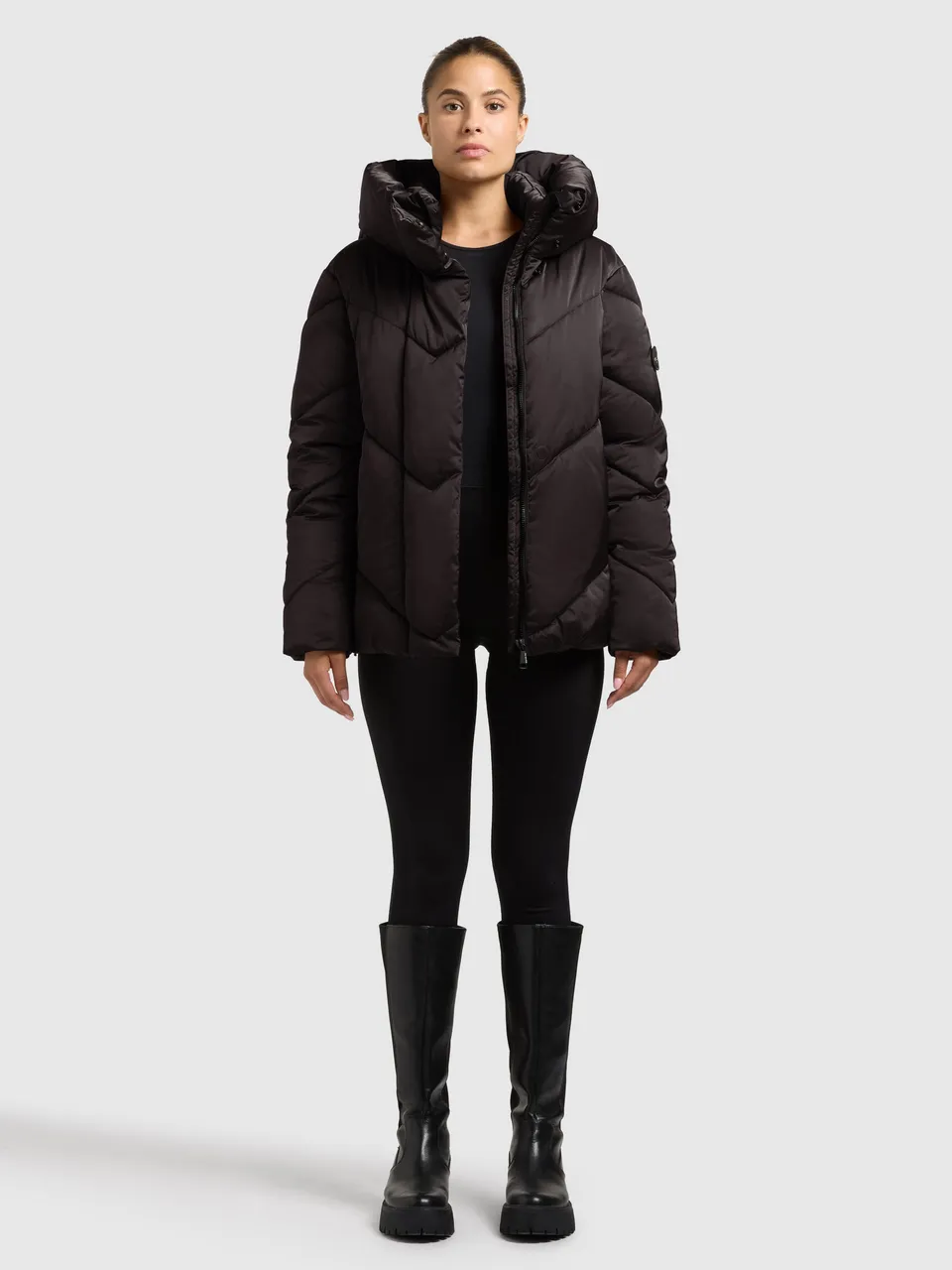 khujo-jacke-olsa2-moody-plum-gl-nzende-steppjacke-h-ftlang image 1